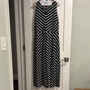 Talbots Womens Sleeveless Maxi Dress 1X